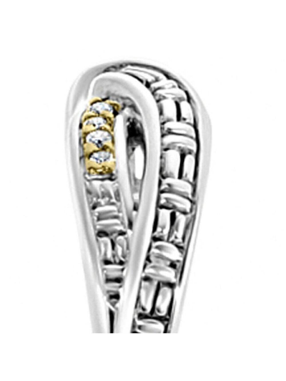 Philip Andre 18K Gold & Sterling  Diamond Ring - Picture 3 of 7